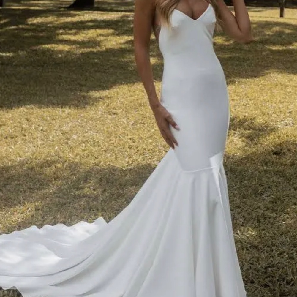 Grace Loves Lace, Clo Crepe wedding dress XS